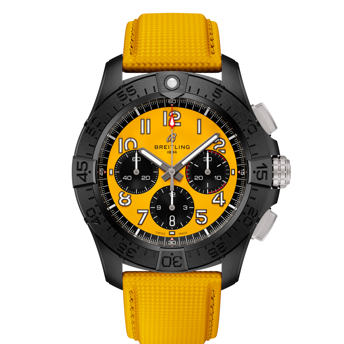 Yellow on sale faced breitling