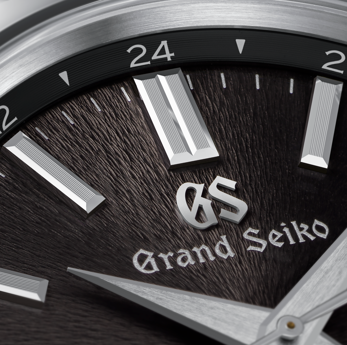 Grand Seiko Heritage Black Mt. Iwate Pattern Dial Fink s