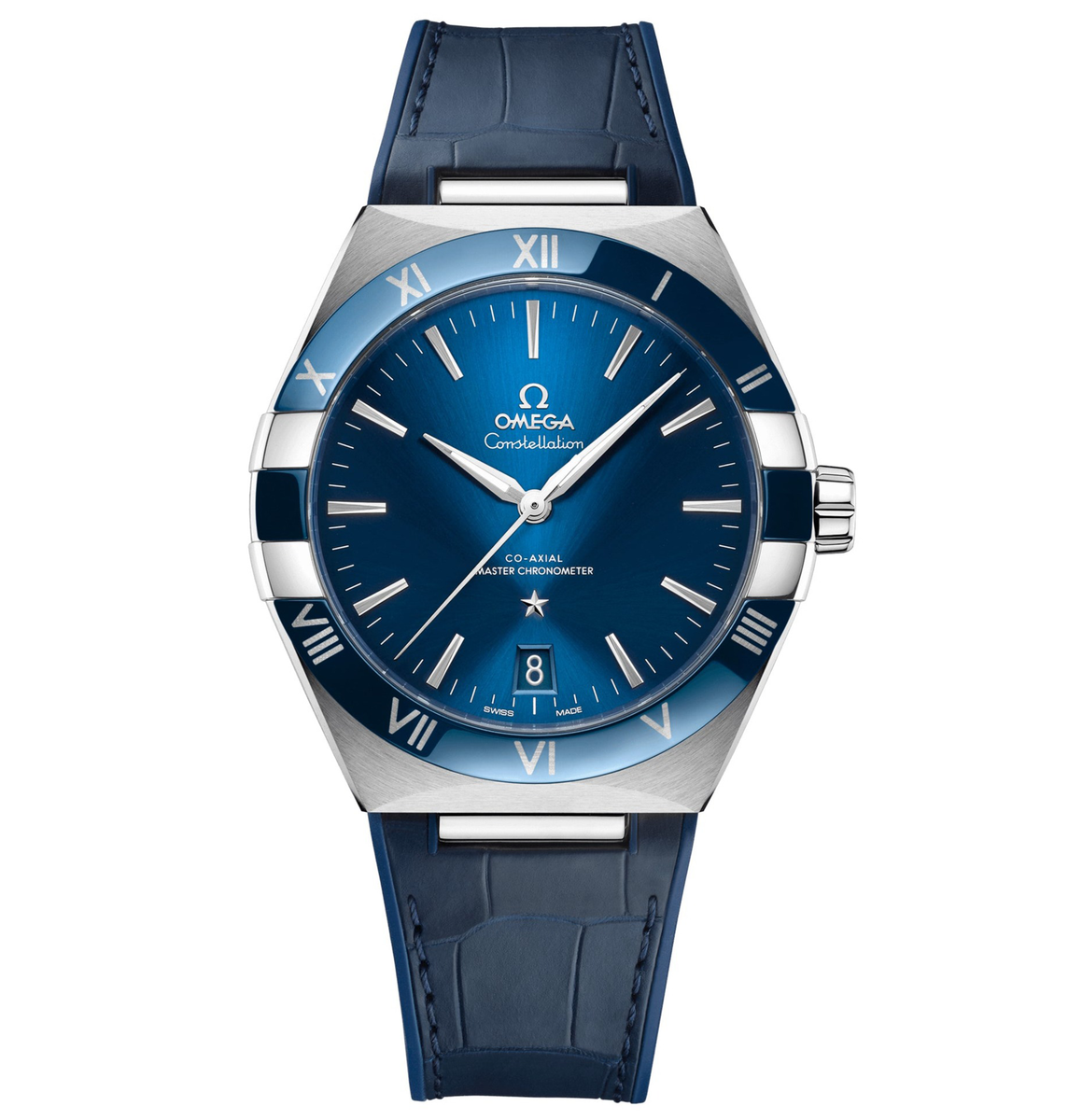 Constellation Co-Axial Blue Dial Omega Men's Watch | Fink's