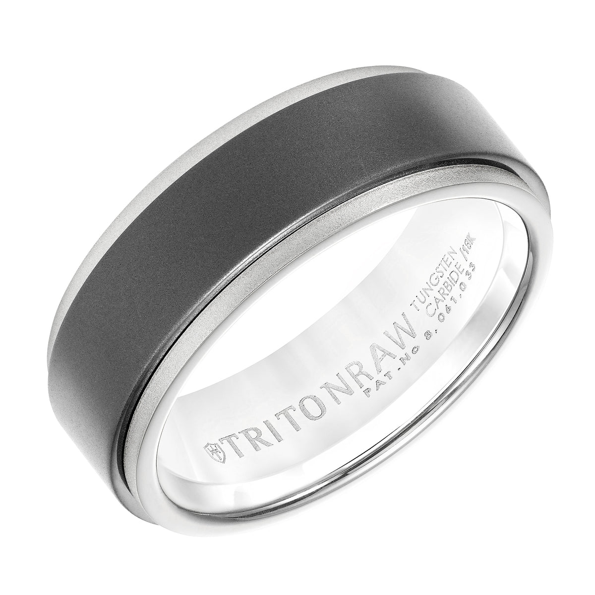 Raw tungsten deals wedding band