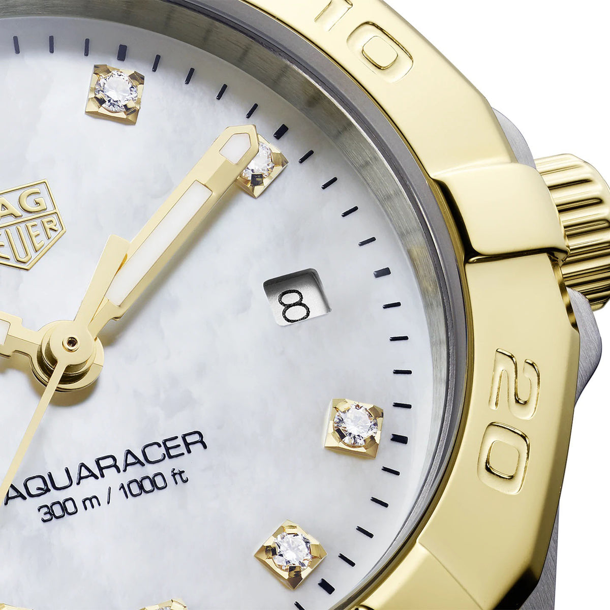 Tag heuer aquaracer outlet 27mm diamond ladies watch