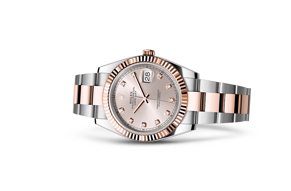 Rolex Datejust 41 watch: Oystersteel and Everose gold - m126331-0004
