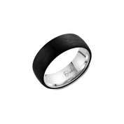 Men's Black Wedding Band from Fink's Jewelers