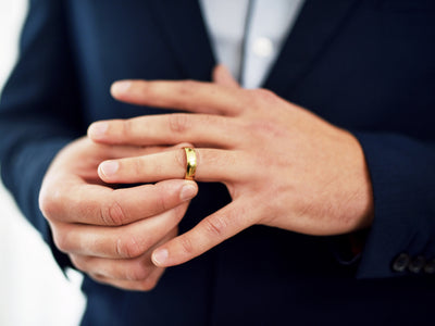 The Groom’s Guide to Finding the Perfect Men's Wedding Ring Width