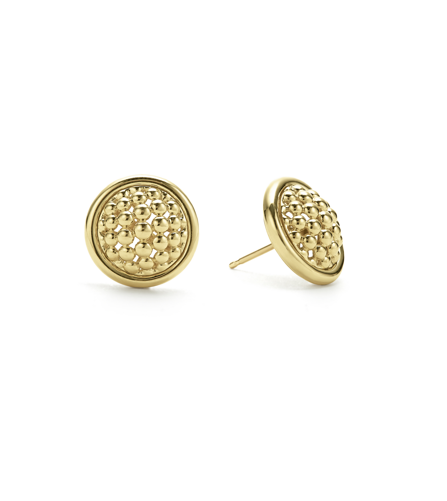 LAGOS Meridian 18K Gold Caviar Stud Earrings