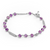 LAGOS Caviar Icon Sterling Silver and Amethyst Beaded Bracelet