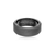 Triton RAW Men&#39;s 8mm Black PVD Tungsten Beveled Edge Wedding Band