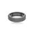 Triton RAW Men&#39;s 6mm Grey PVD Tungsten Beveled Edge Flat Profile Wedding Band