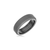 Triton RAW Men&#39;s 6mm Grey PVD Tungsten Beveled Edge Flat Profile Wedding Band