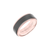 Triton RAW Men&#39;s 8mm 18K Rose Gold and Grey PVD Tungsten Step Edge Wedding Band