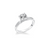 Fink&#39;s Exclusive Round Diamond and Cutout Diamond Shank Engagement Ring