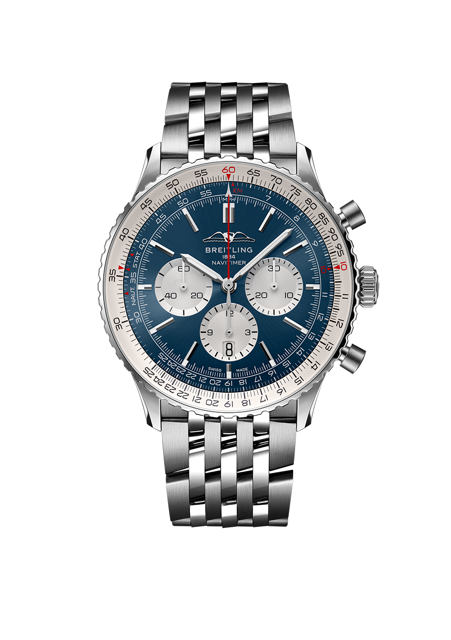 Breitling Navitimer B01 46mm Watch with Blue Dial