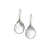 IPPOLITA Rock Candy Sterling Silver Small Gemstone Teardrop Earrings in Clear Quartz