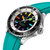 Breitling Superocean Automatic 42 Watch with Aquamarine Rubber Strap and Rainbow Indexes