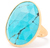 Marco Bicego Lunaria 18K Yellow Gold Turquoise Ring