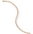 DY Madison Chain Bracelet in 18K Rose Gold, Size Medium