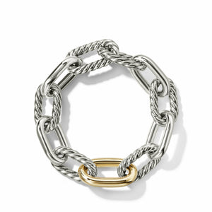 David Yurman The Throroughbred&reg Collection  Bracelet in Silver and 18-Karat Yellow Gold (Image 5)