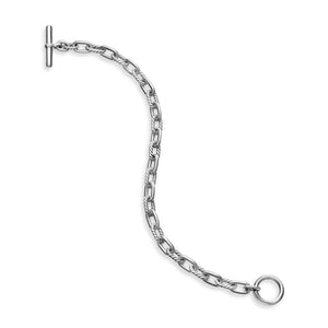 DY Madison Toggle Chain Bracelet in Sterling Silver, 5.5mm, Size Large