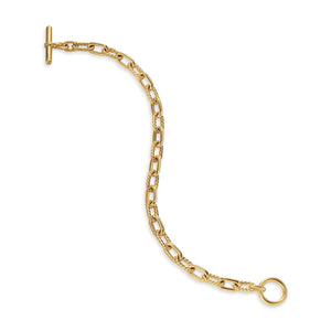 DY Madison Toggle Chain Bracelet in 18K Yellow Gold, Size Medium