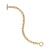 DY Madison Toggle Chain Bracelet in 18K Yellow Gold, Size Medium