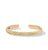 Sculpted Cable Cuff Bracelet in 18K Yellow Gold, Size Large