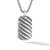 Sculpted Cable Tag in Sterling Silver