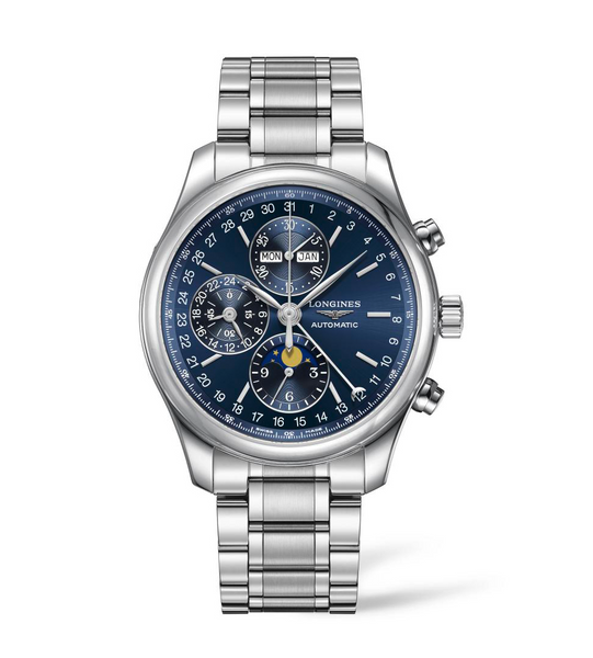 Longines Master Collection 42mm Blue Chronograph Dial Gent s