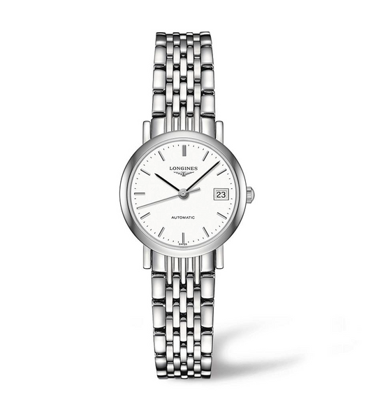 Elegant Collection White Dial Watch Longines Fink s