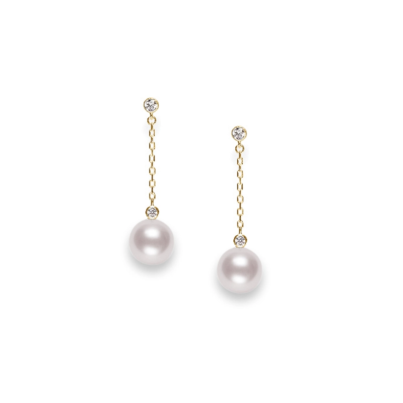 Mikimoto's Drop Pearl Earrings with a Twist - Where the Coast gets Engaged