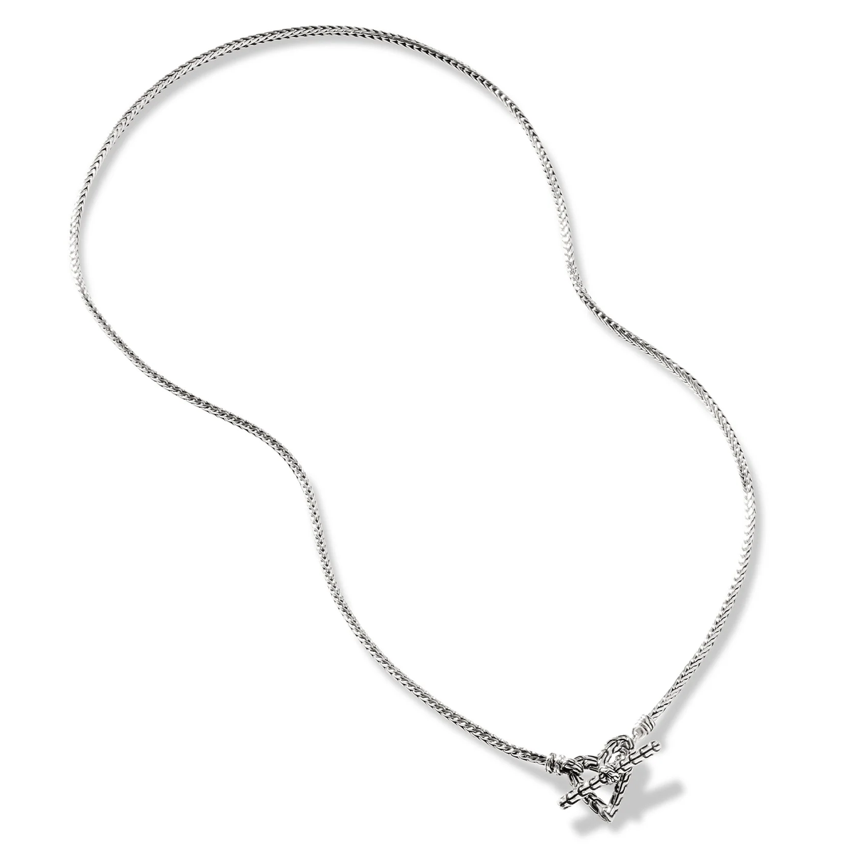 John Hardy Manah Silver Heart Toggle Necklace | Fink's