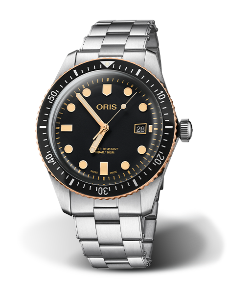 Oris Divers Sixty Five Watch with Black Dial 42mm Fink s