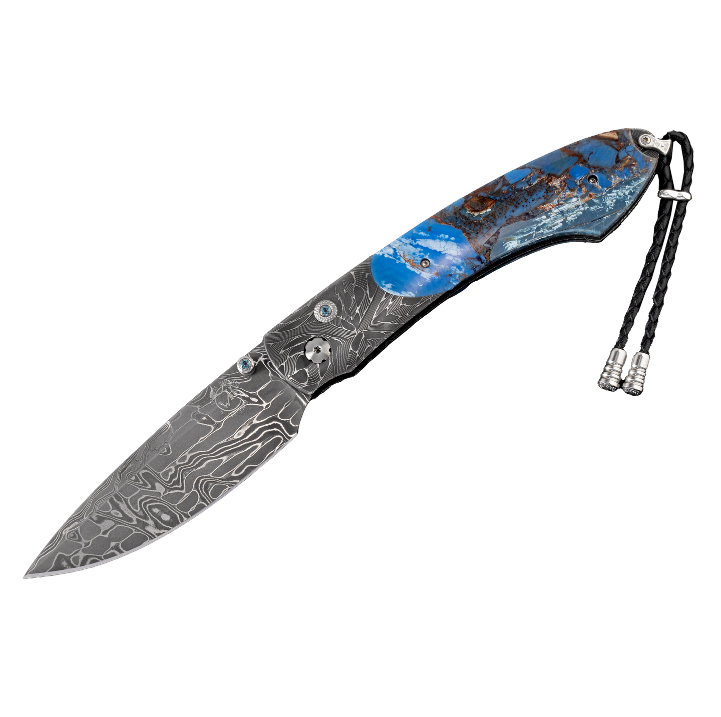 William Henry Blue Fusion Pocket Knife