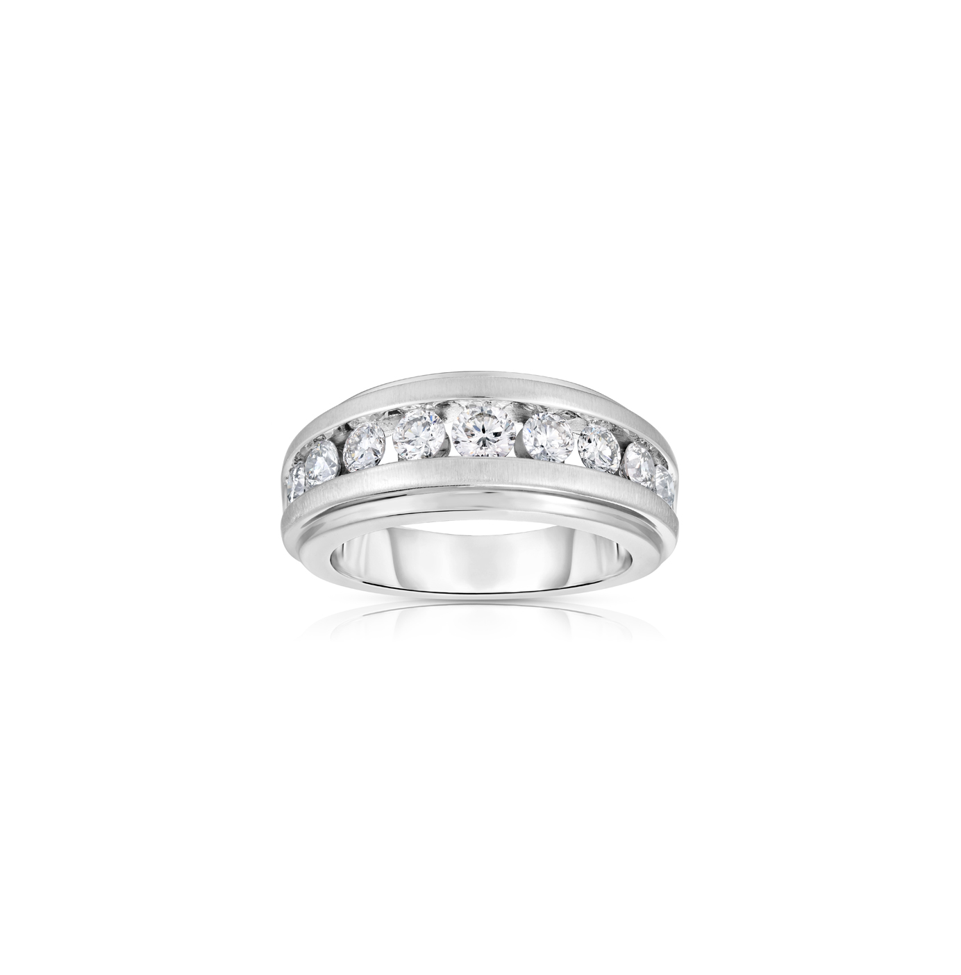 Sabel Collection White Gold Diamond Men's Ring