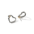 John Hardy Bamboo Sterling Silver and Yellow Gold Diamond Heart Earrings