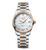 Longines Master 34mm Watch with Mother of Pearl Dial and Diamond Indexes