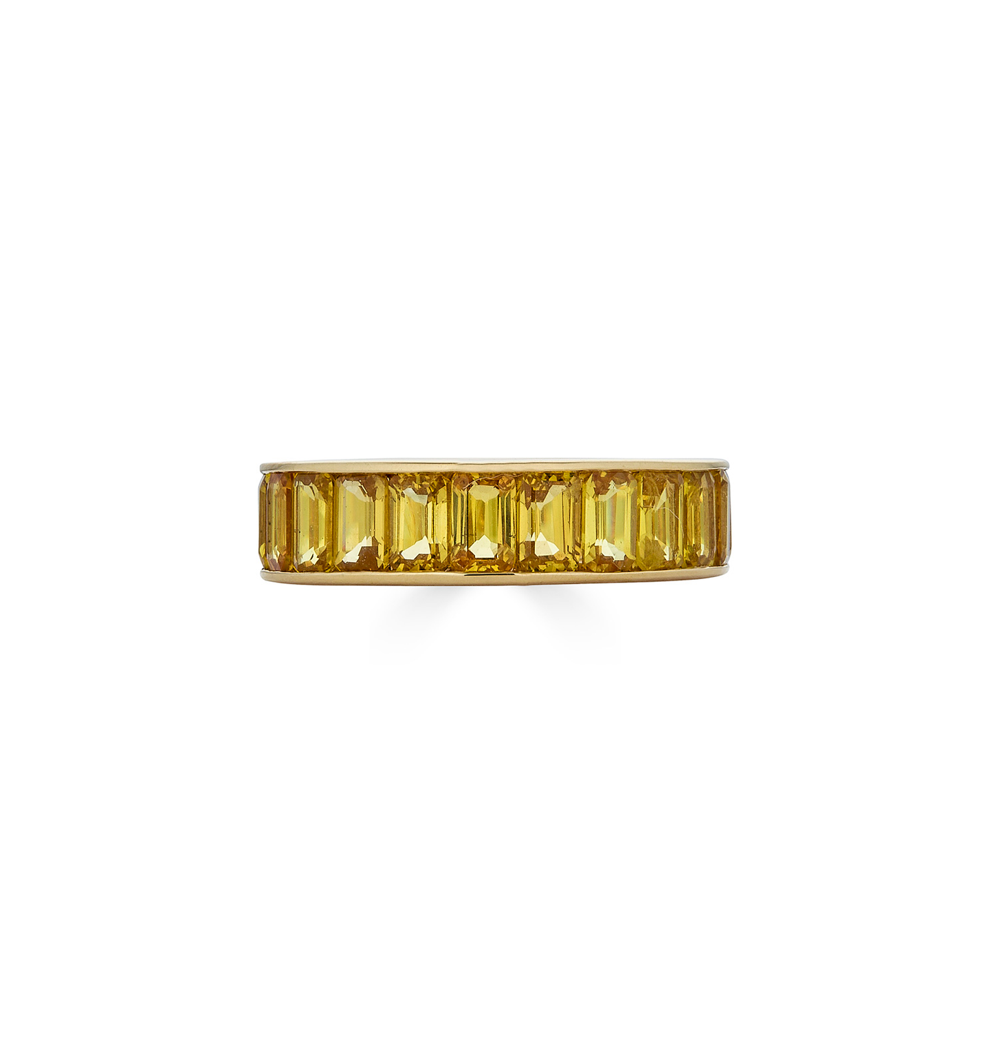 Sabel Collection Yellow Sapphire Eternity Band
