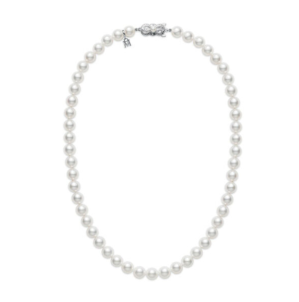 Mikimoto White Gold Pearl Choker