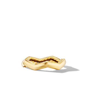 Zig Zag Stax Ring in 18K Yellow Gold, Size 8