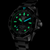 Glow-in-the-Dark TAG Heuer Aquaracer Professional 300 Date Watch with Black Dial