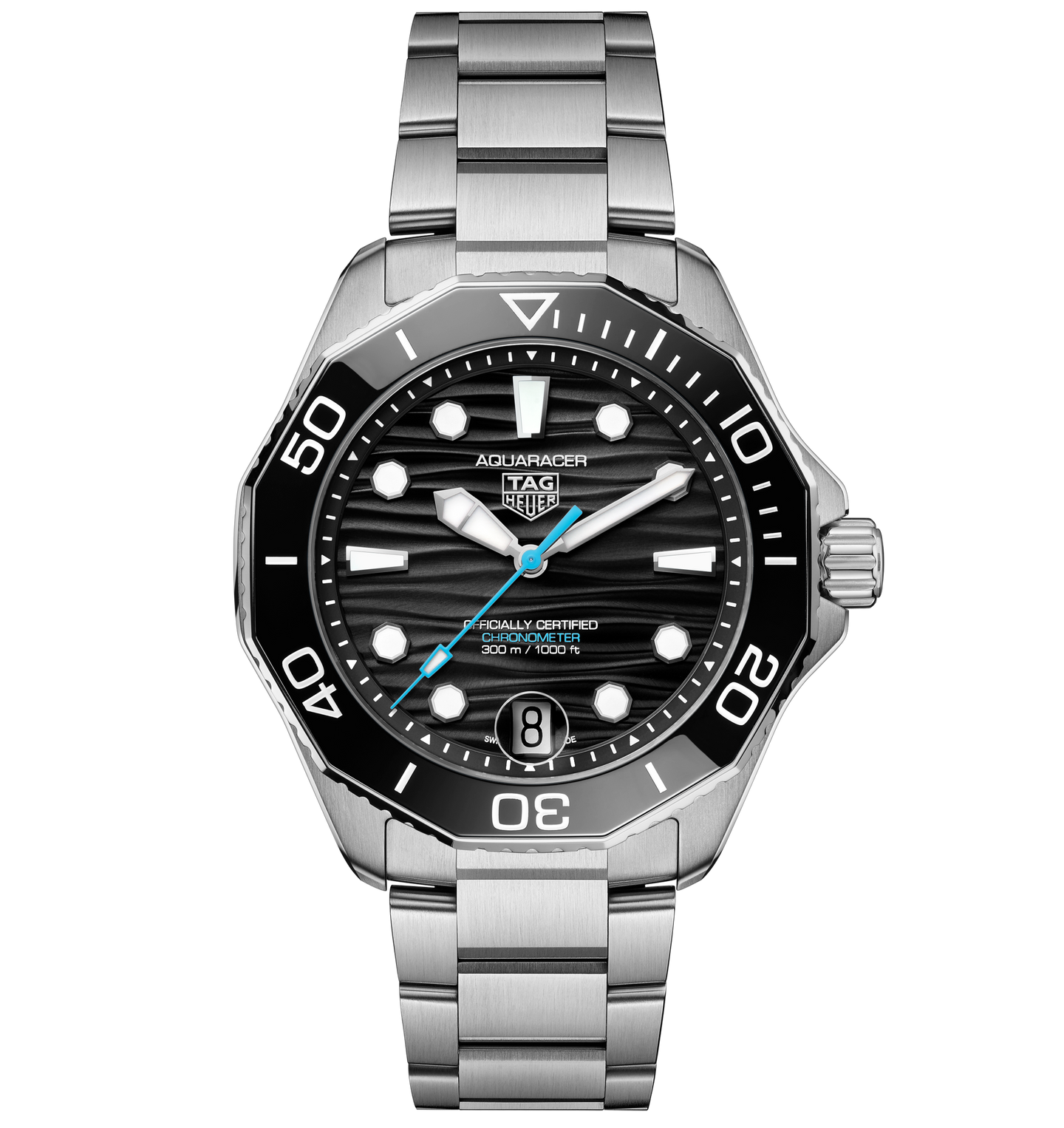 TAG Heuer Aquaracer Professional 300 Date Watch with Black Dial