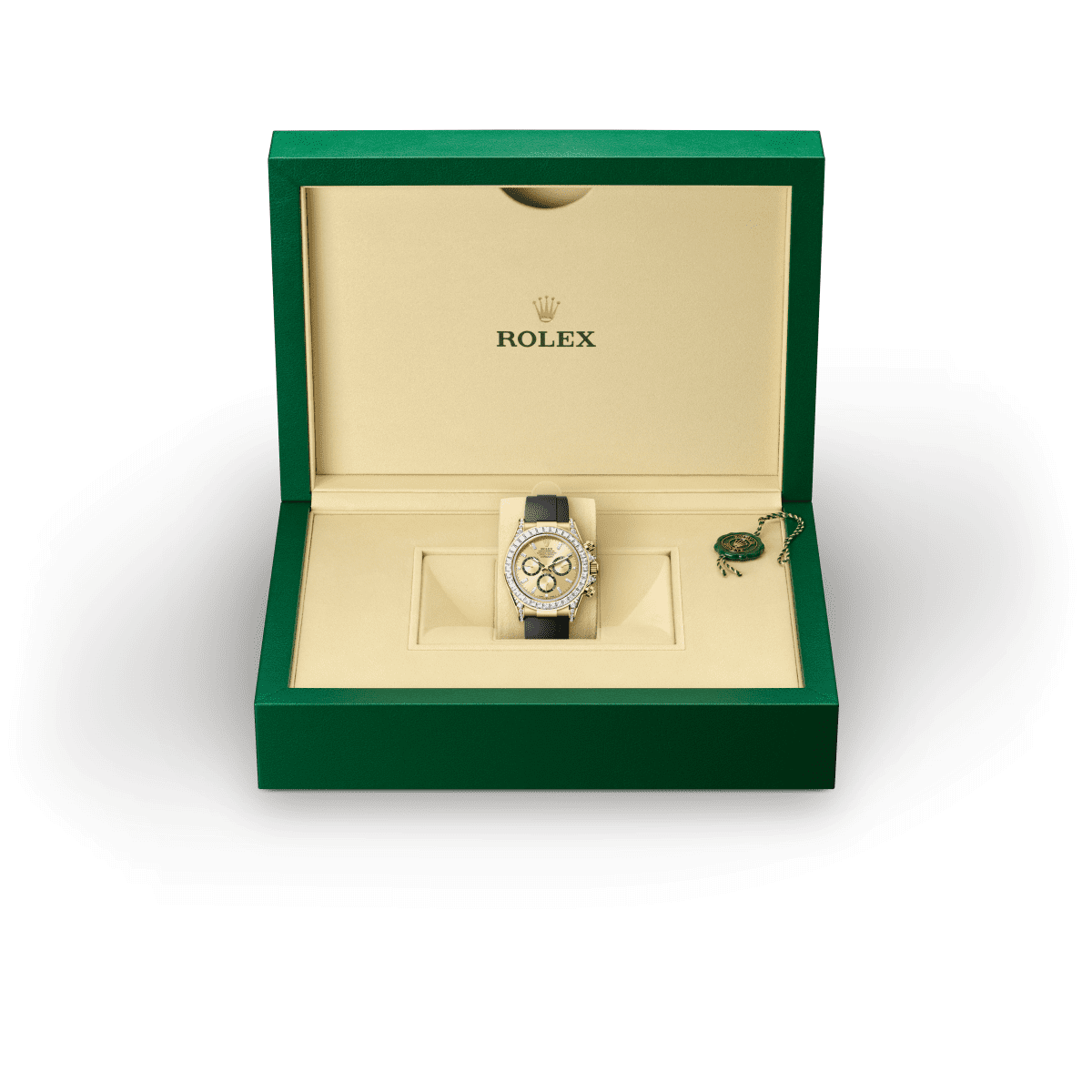 Rolex Cosmograph Daytona in Yellow Gold and Diamonds, m126538tbr-0004 Presentation Box - Fink's Jewelers