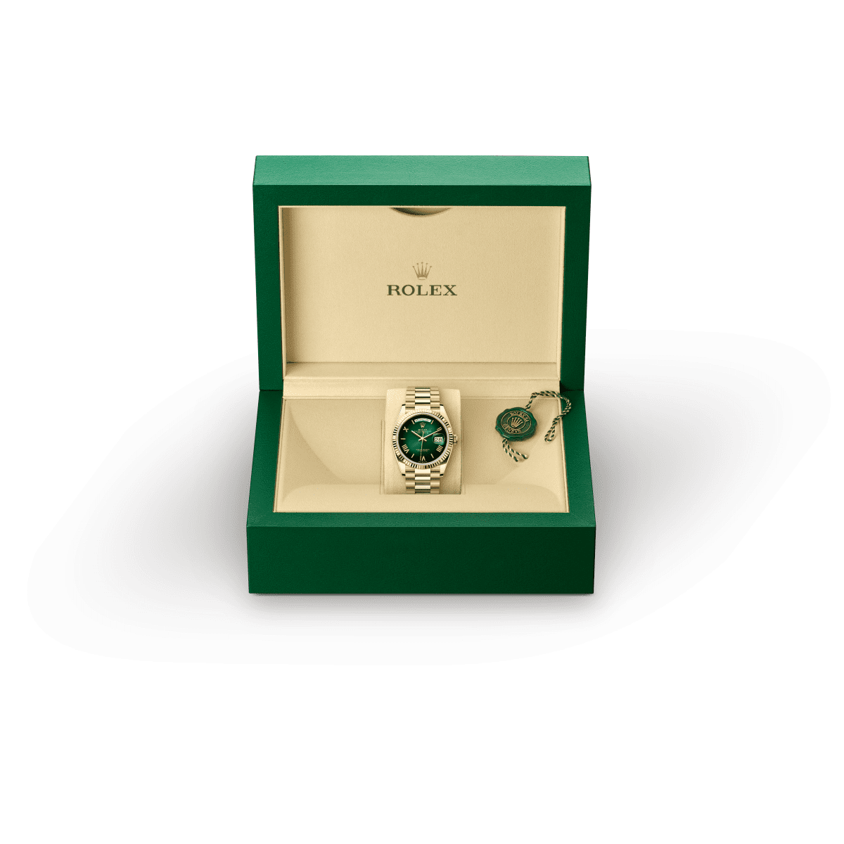 Rolex Day-Date 36 in Yellow Gold, m128238-0118 Presentation Box - Fink's Jewelers