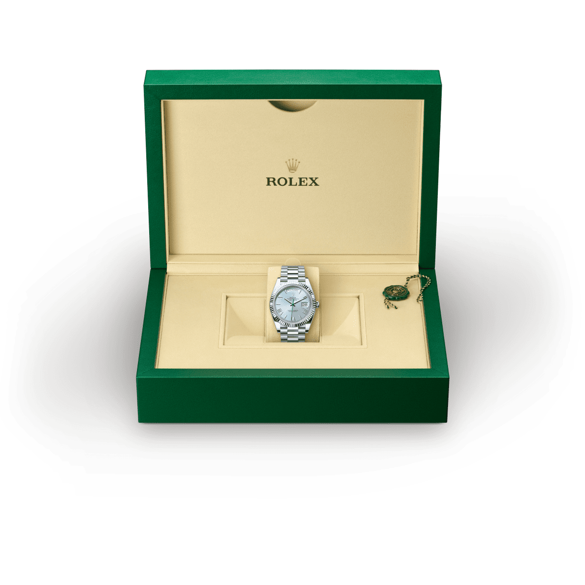 Rolex Day-Date 40 in Platinum, m228236-0012 Presentation Box - Fink's Jewelers