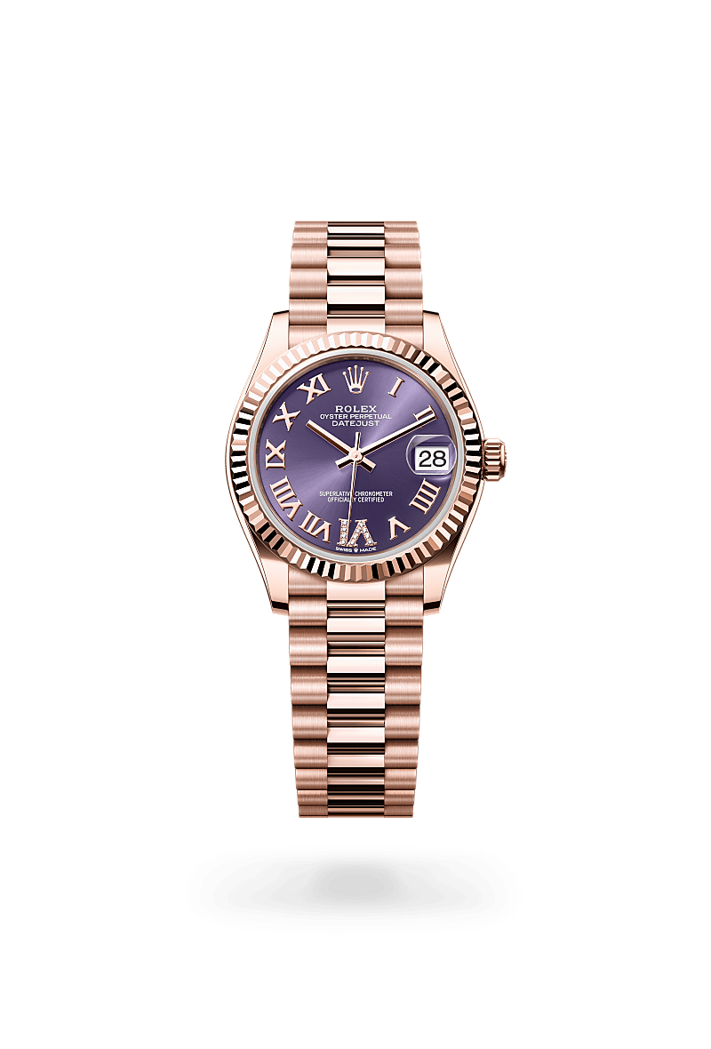 Datejust 31 rose retailer gold