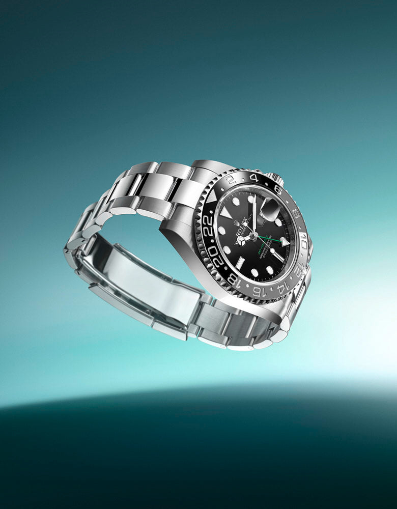 Rolex GMT-Master II in Oystersteel, m126710GRNR-0003 - Fink's