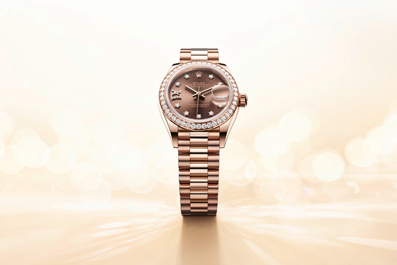 Rolex Lady-Datejust in Everose Gold and Diamonds, m279135RBR-0001 Cover - Fink's