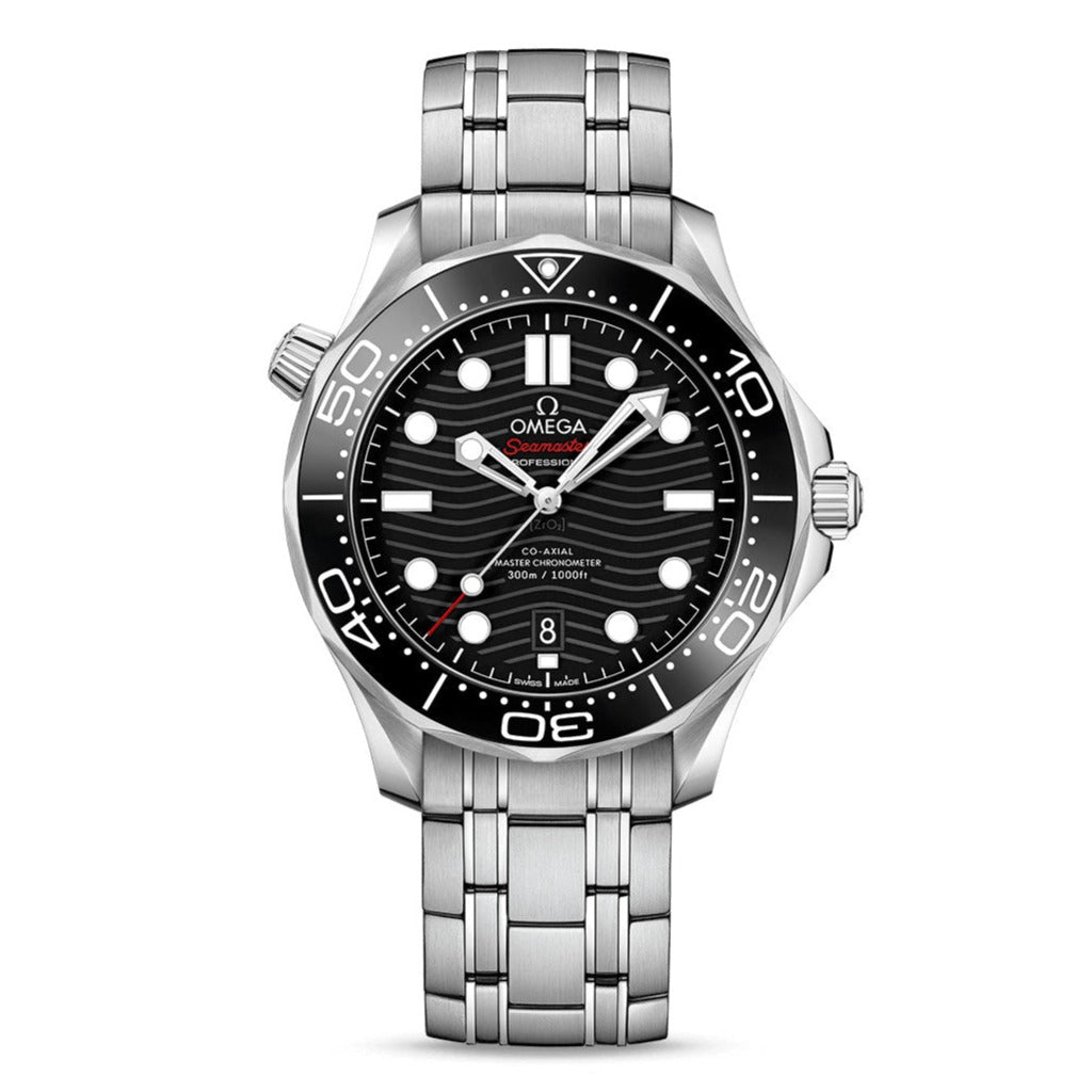 Omega seamaster black on sale dial