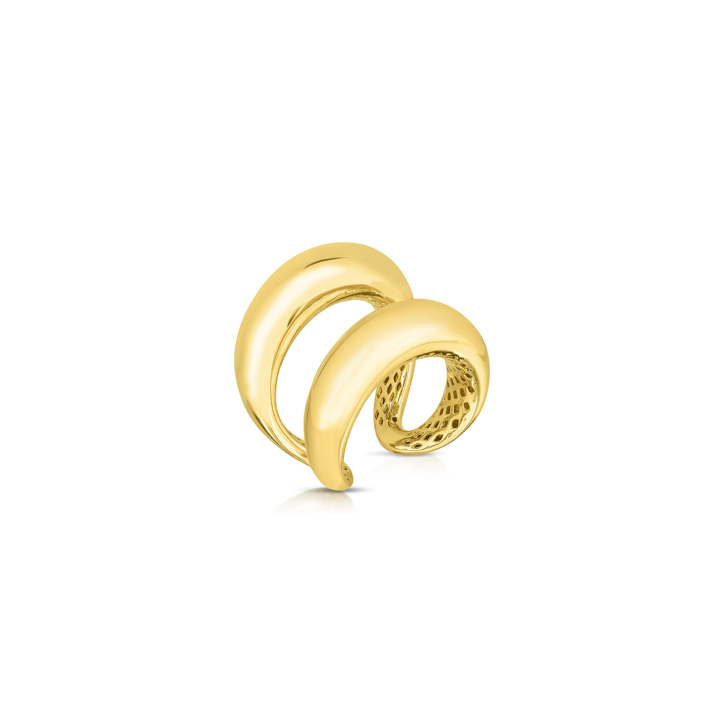 Roberto Coin Oro Classic 18K Yellow Gold Double Row Ring