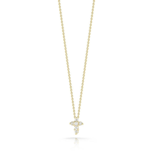 Roberto coin hot sale cross necklace