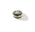 John Hardy Hammered Yellow Gold and Silver Ring with Black Sapphire